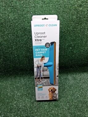 Uproot Clean Xtra Dog and Cat Hair Clean Up Grooming Tools 55" Pole NEW